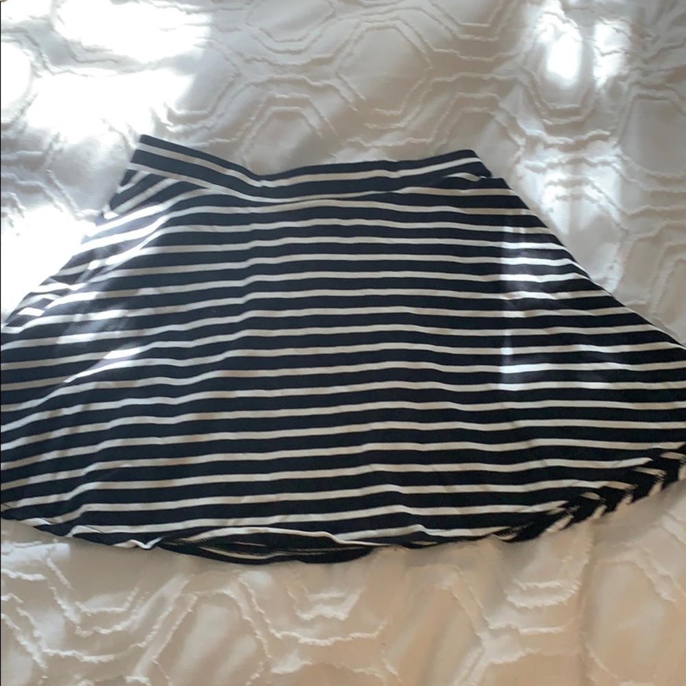 Black and White Girl’s Skater Skirt